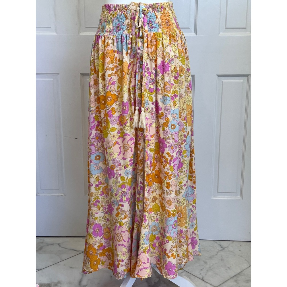 Women's Cynthia Rowley floral high low skirt size small